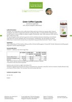 Green Coffee Capsules 120 capsules
