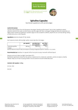 Spirulina Capsules 360 capsules